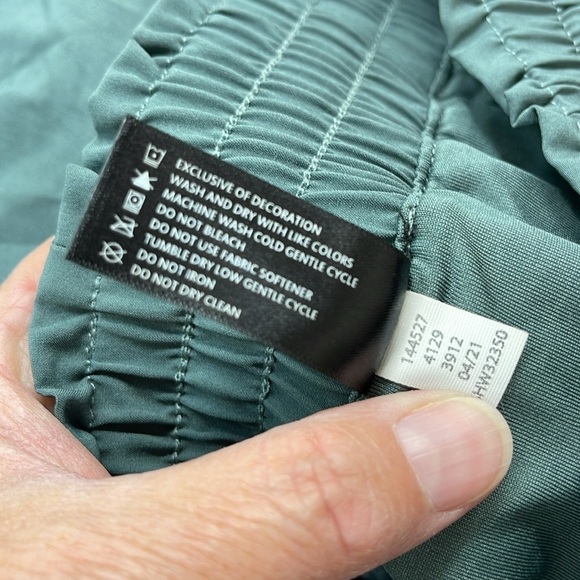 90 Degree By Reflex Green Solid-Hued Athletic Running Shorts Size Small - Picture 7 of 7